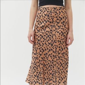 UO Rowan midi slip skirt XS